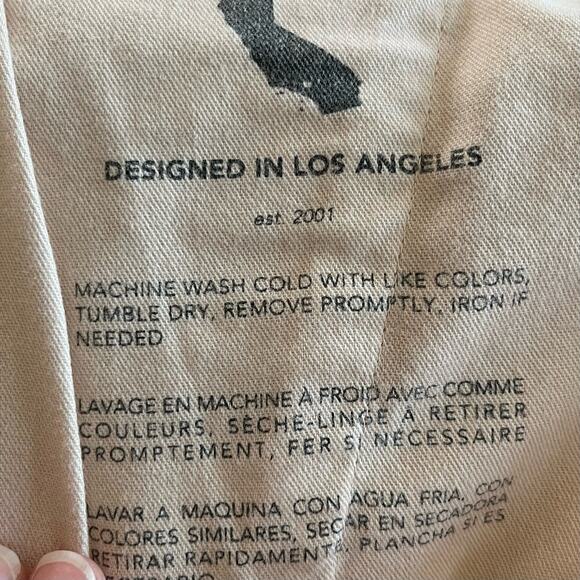 AG Adriano Goldschmied Wanderer Slim Chino Cotton Shorts Vintage Pink 38 NWT - Picture 14 of 15